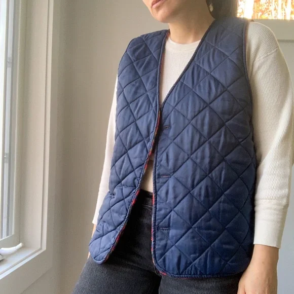 VINTAGE colourful fleece vest - Picture 12 of 12